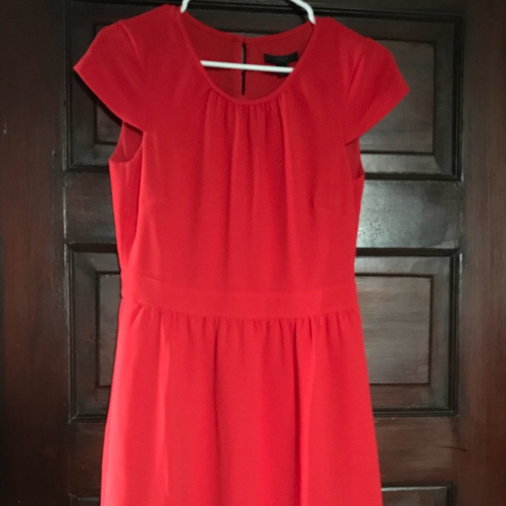 J Crew Red Dress NWOT Size 4